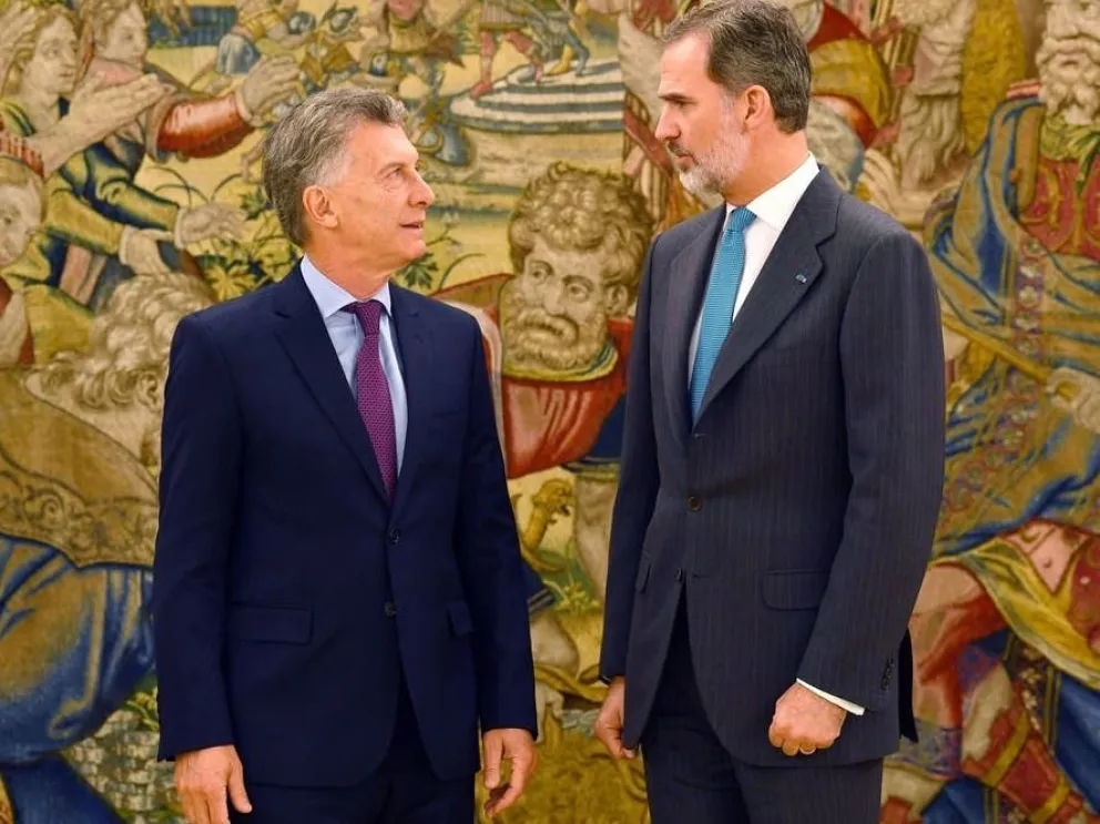 Mauricio Macri se reunió con el rey España y viajará a Suiza
