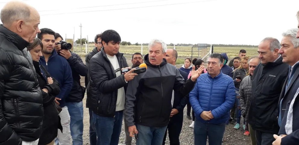 Francioni, Zara y Garavaglia recorrieron las obras del GIRSU