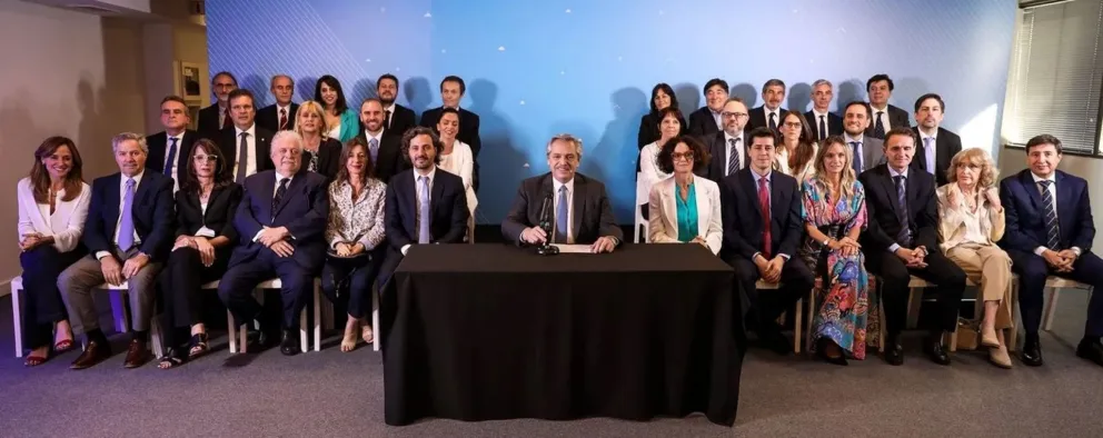 Alberto Fernández presentó a su gabinete de ministros