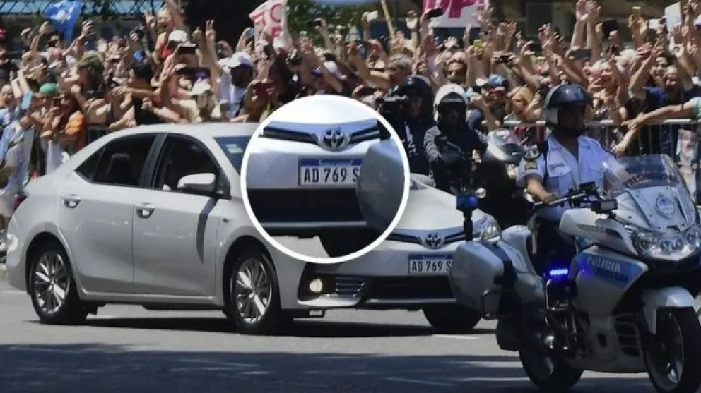 Los números de la patente del auto de Fernández salieron en la Quiniela