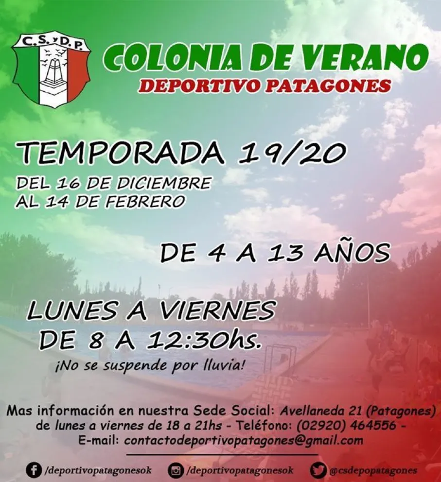 El lunes comienza la colonia del Depo