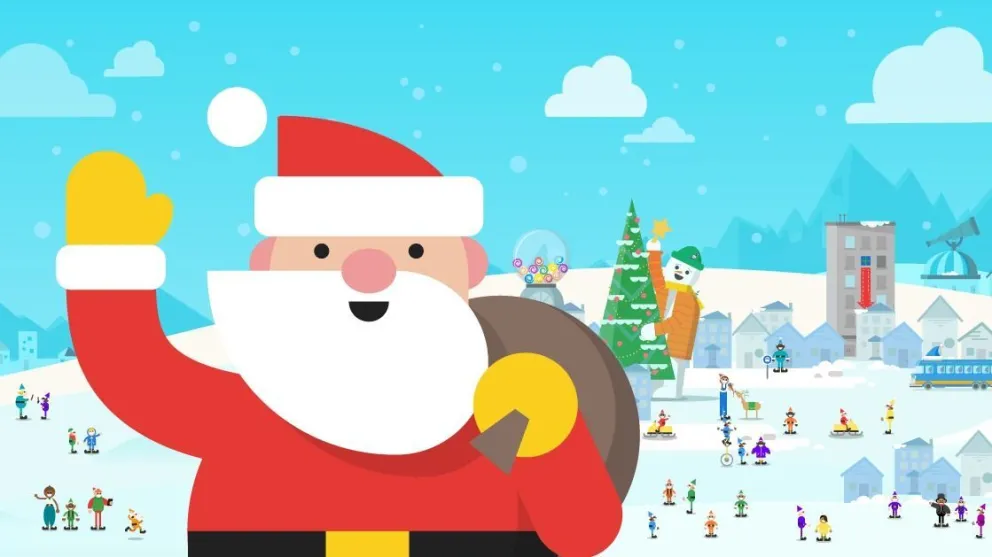 Seguí a Papá Noel en su recorrido por el mundo