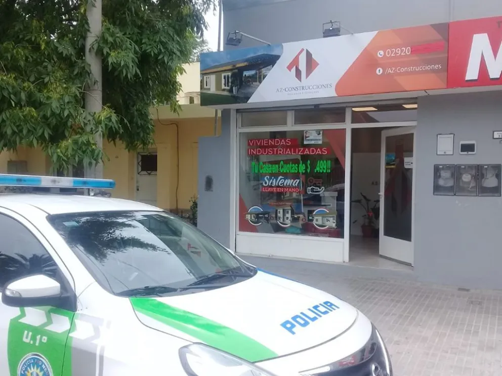 Robaron en una empresa de construcciones
