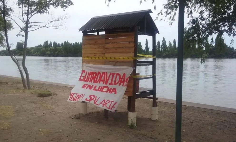 Por el conflicto, los Guardavidas acuden a la Provincia