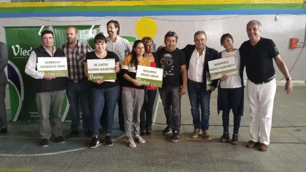 Entregaron terrenos del loteo Los Eucaliptos