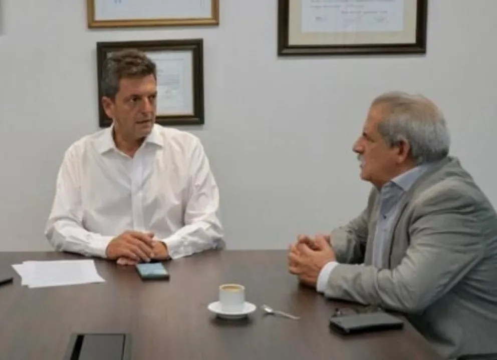 Massa y Marino hacen gestiones por el agua en Stroeder