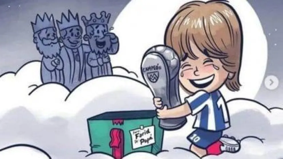 Conmovedor dibujo de la hija de Mohamed recordando a su hermano