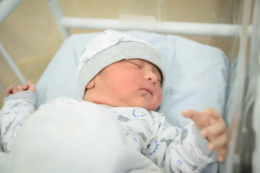 Tomás Rodrigo Pérez Casella es el primer bebé de 2020 en Viedma
