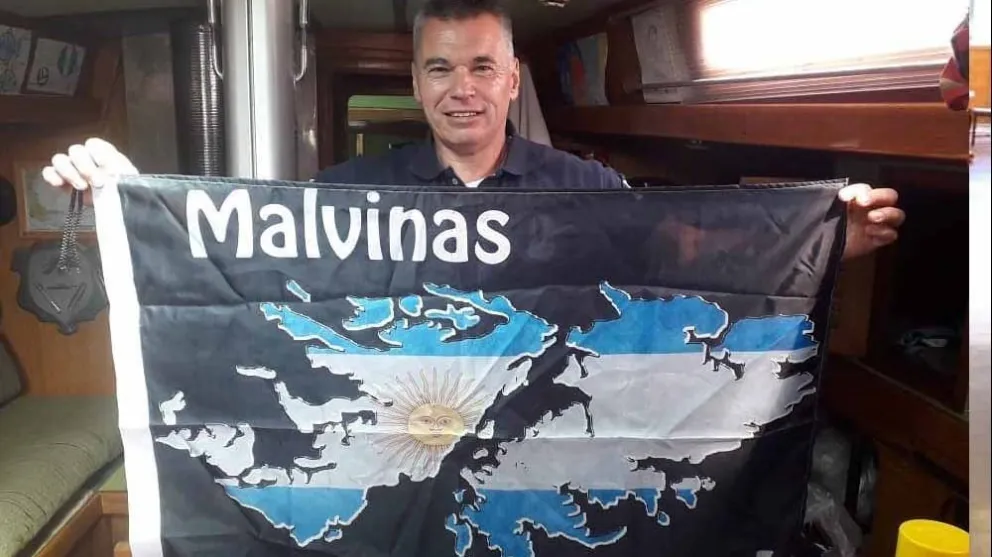 Un ex combatiente de Malvinas viaja a la Antártida en un velero
