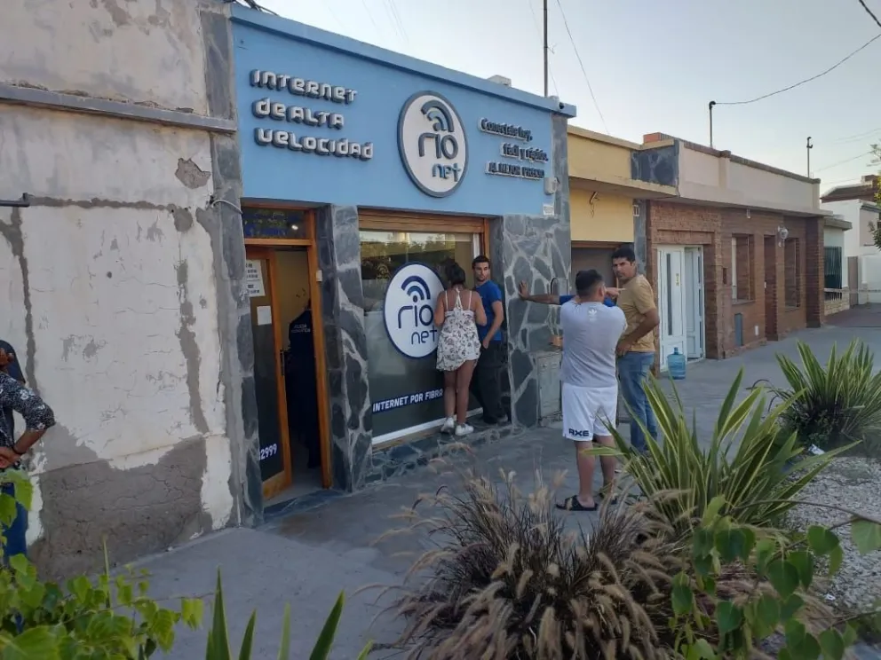 Asaltaron con un arma de fuego el local Río Net