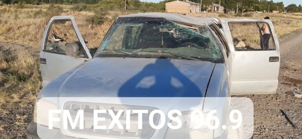 Siete heridos tras el vuelco de una camioneta en Conesa