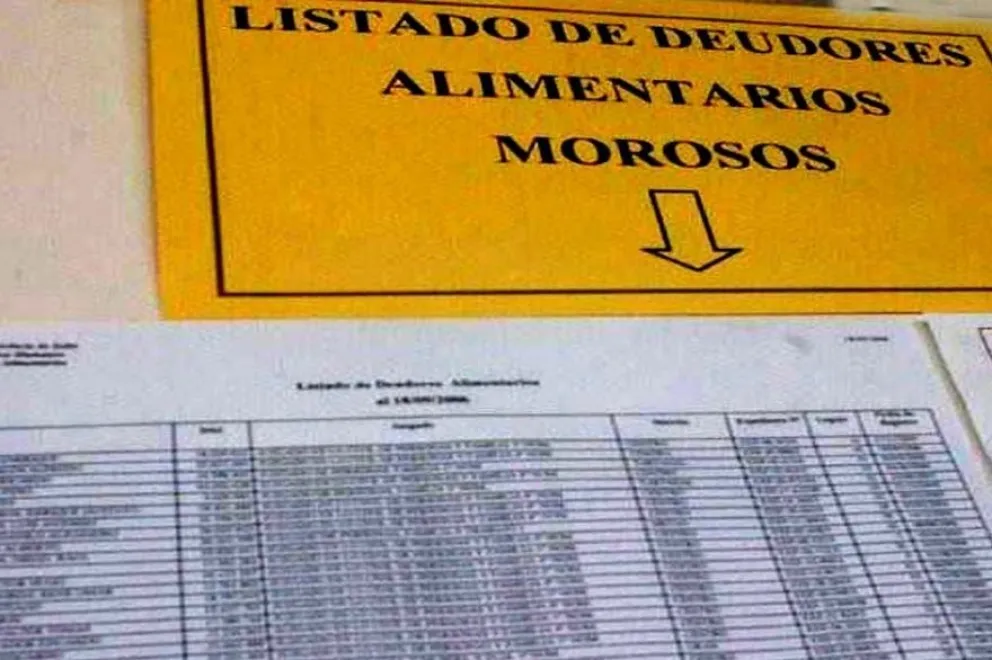 Hay 124 deudores alimentarios en Viedma