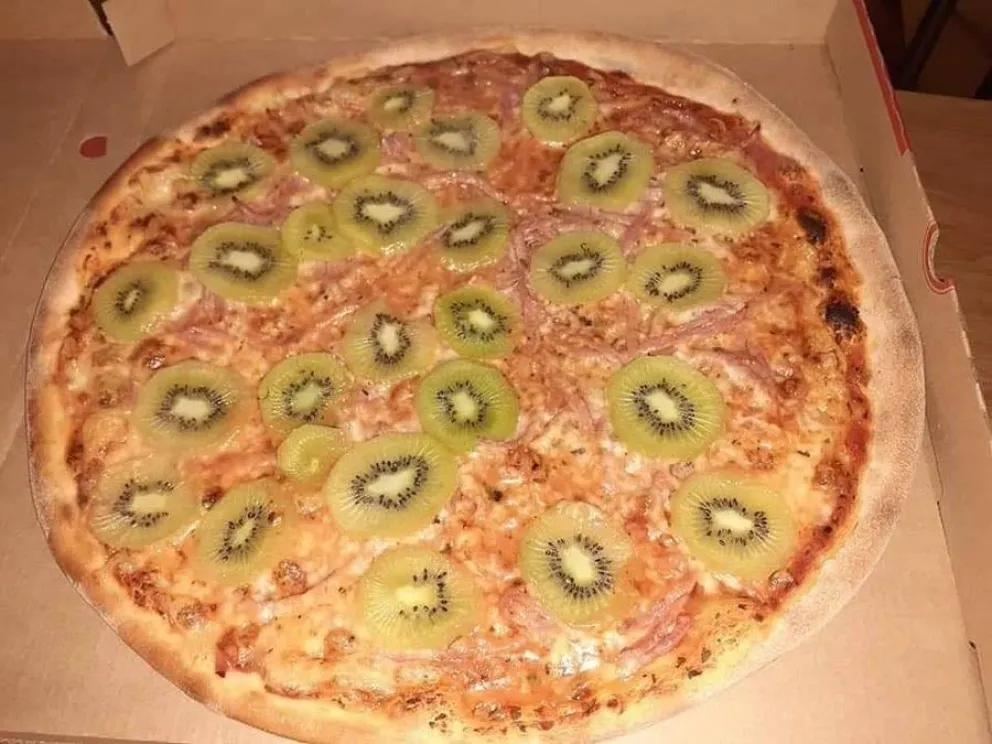 La "Kiwipizza" promete ser el plato del año