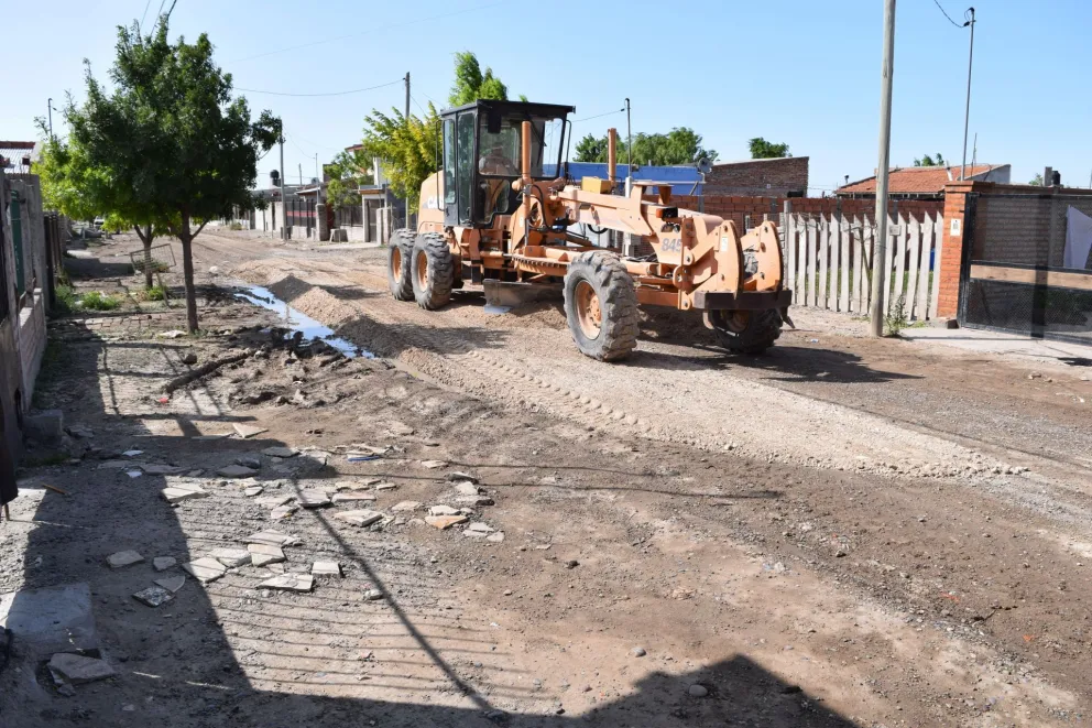 Plan de repaso y consolidación de calles de ripio