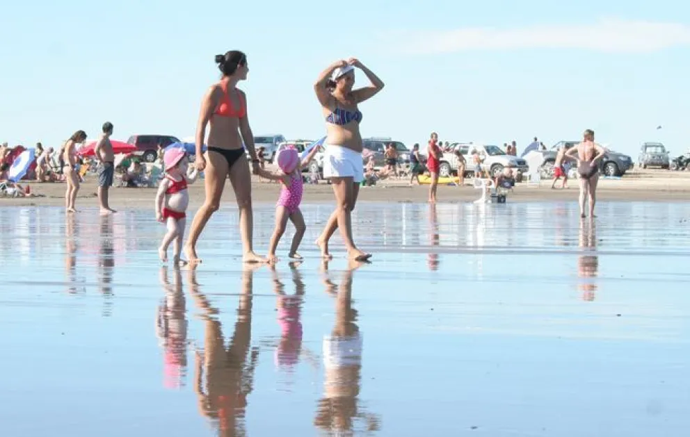 Calor intenso y playas a full en la región