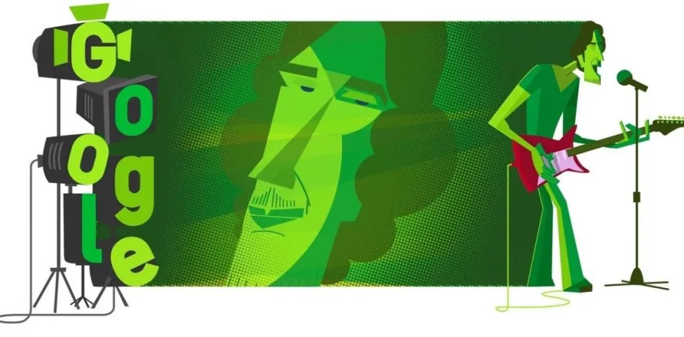 Google celebra el cumpleaños de El Flaco Spinetta con un homenaje