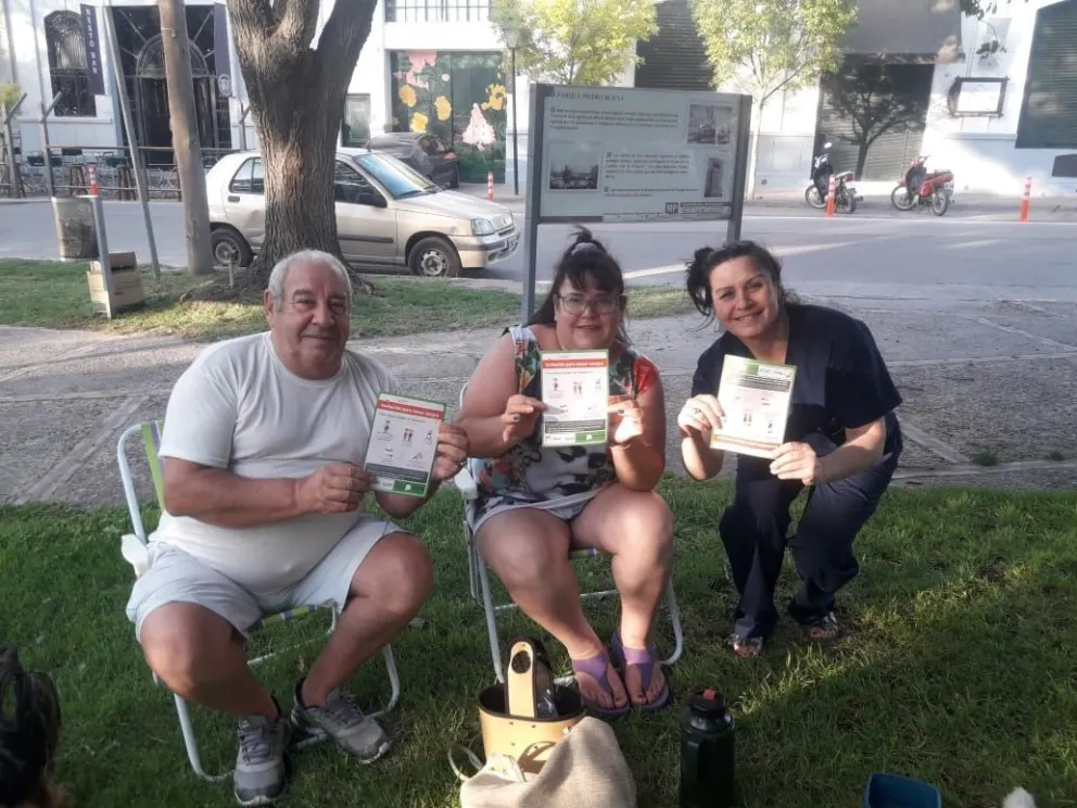 Campaña de concientización en la vía pública