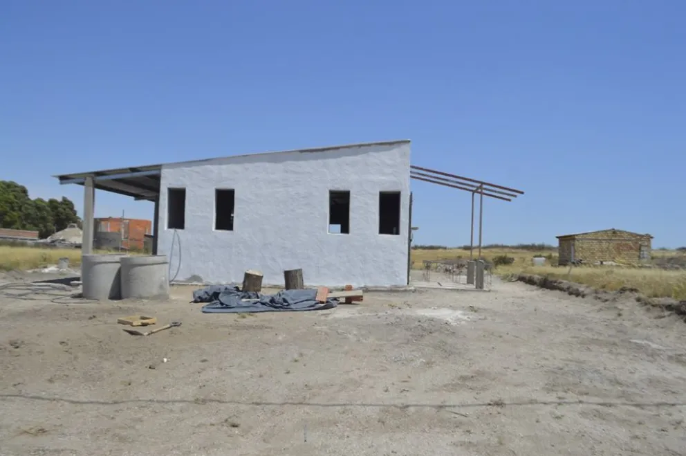 Se construyó un galpón para recoger ostras