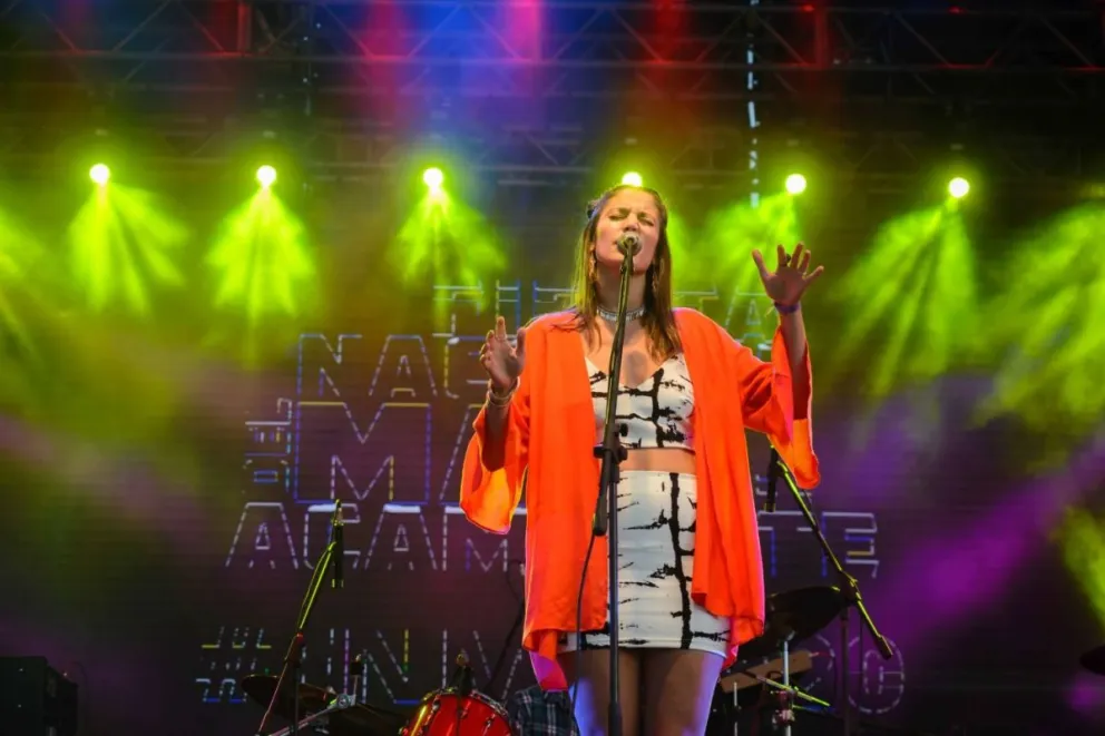 Los mejores momentos de Ana Gauna en la Fiesta del Mar