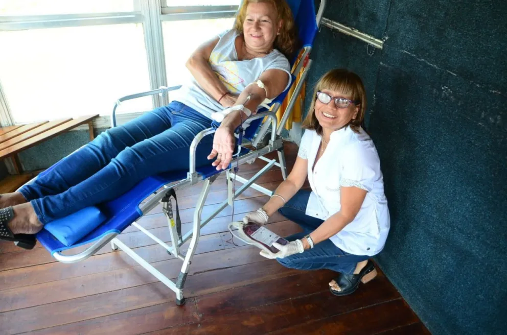 El Catamarán se llenó de donantes de sangre