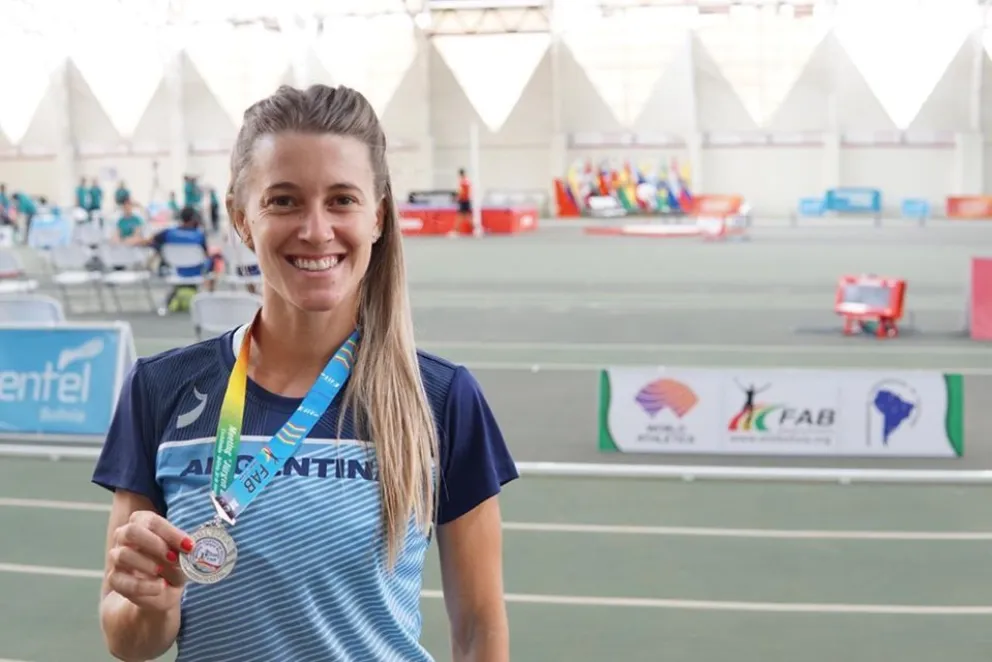 Victoria Woodward, récord argentino en Bolivia
