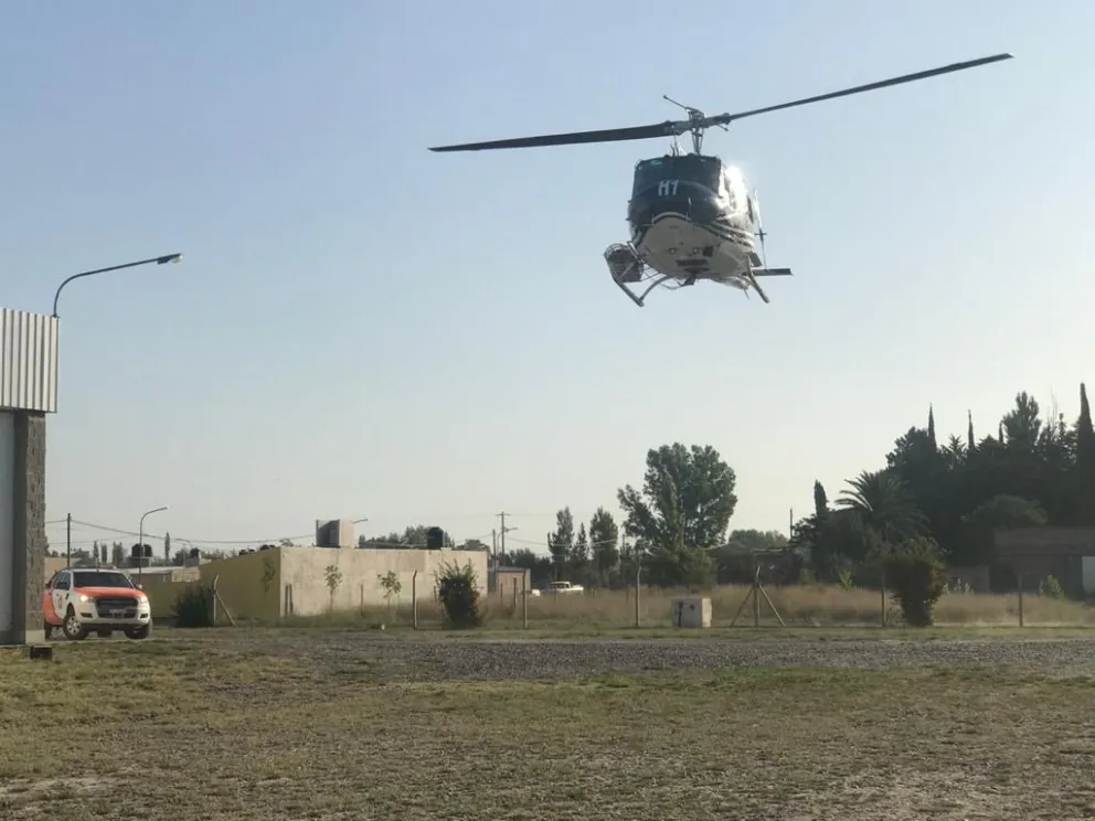 Nación colabora con los incendios en Conesa