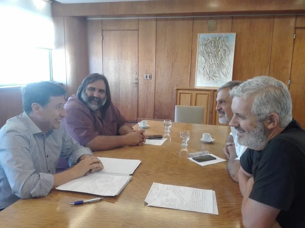 Nicolás García se reunió con el ministro Daniel Arroyo