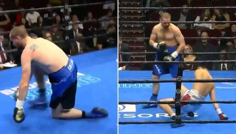 Tres caídas en el primer round