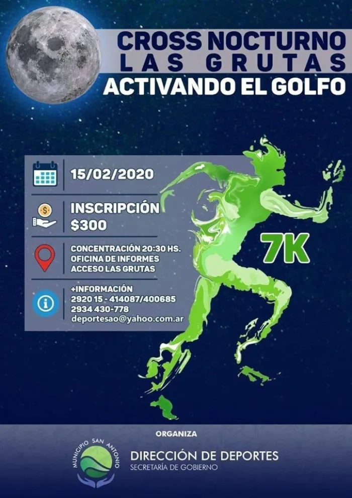 Cross nocturno en Las Grutas