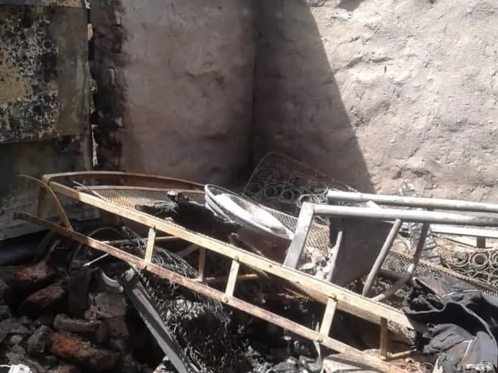 Vecino de Patagones fue asistido tras el incendio de su vivienda
