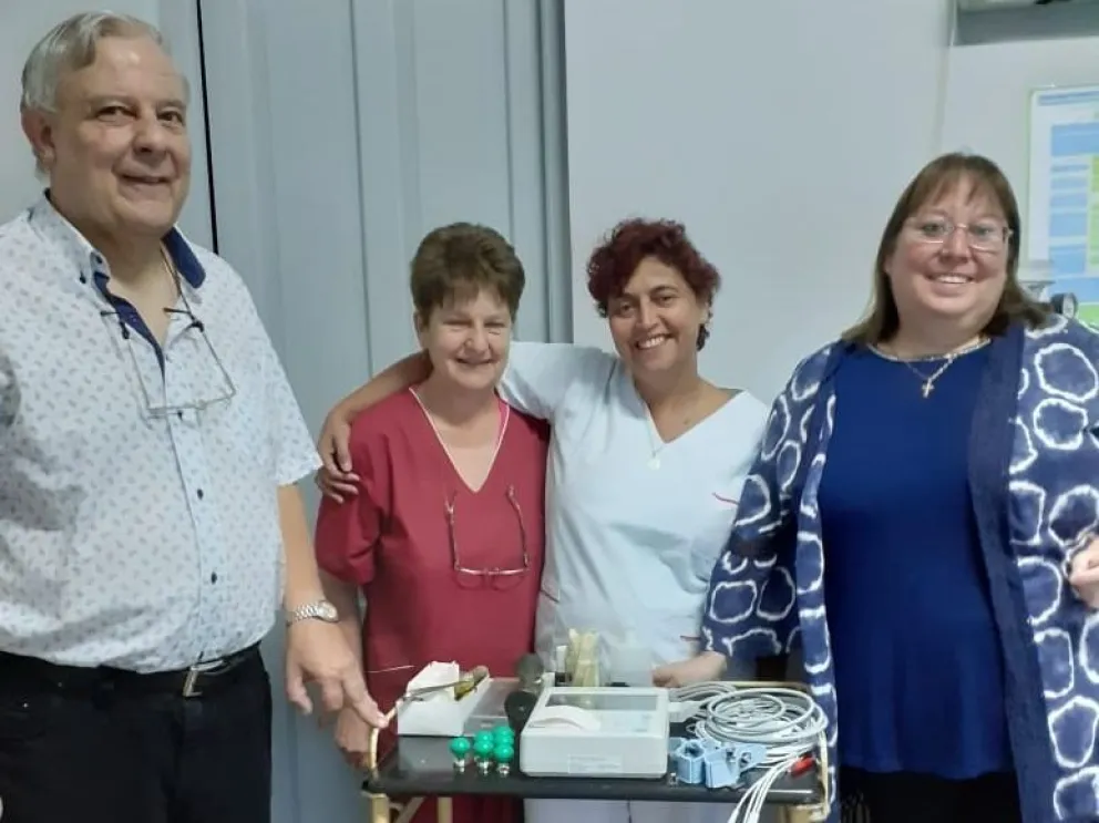 Pradere recibió un electrocardiógrafo nuevo
