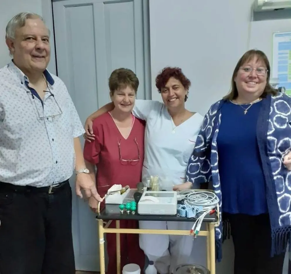 La Unidad Sanitaria de Pradere recibió un electrocardiógrafo