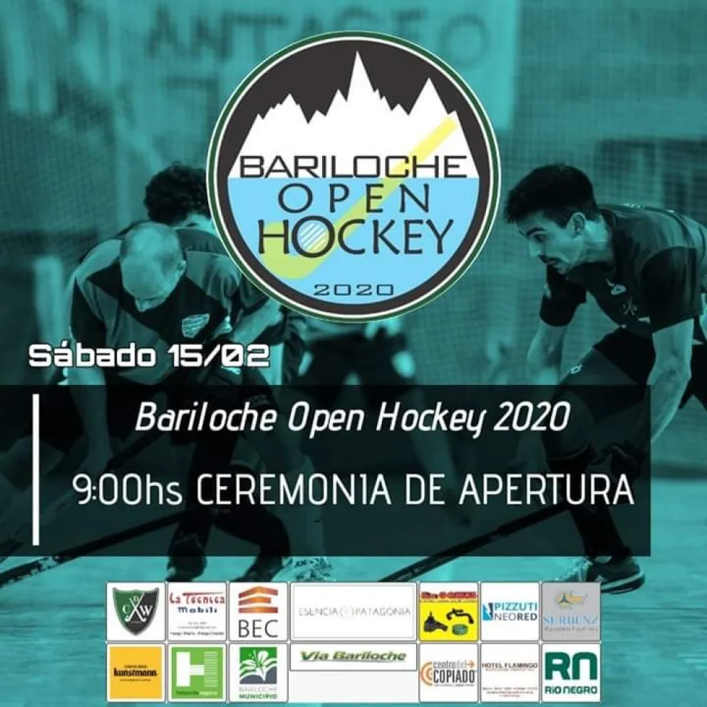 Salen a la cancha en el Bariloche Open Hockey 2020