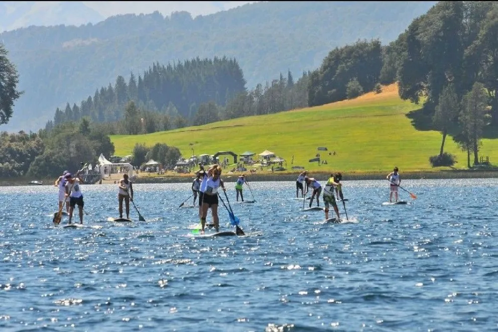 El Patagonia SUP Race se disputa nuevamente en Bariloche