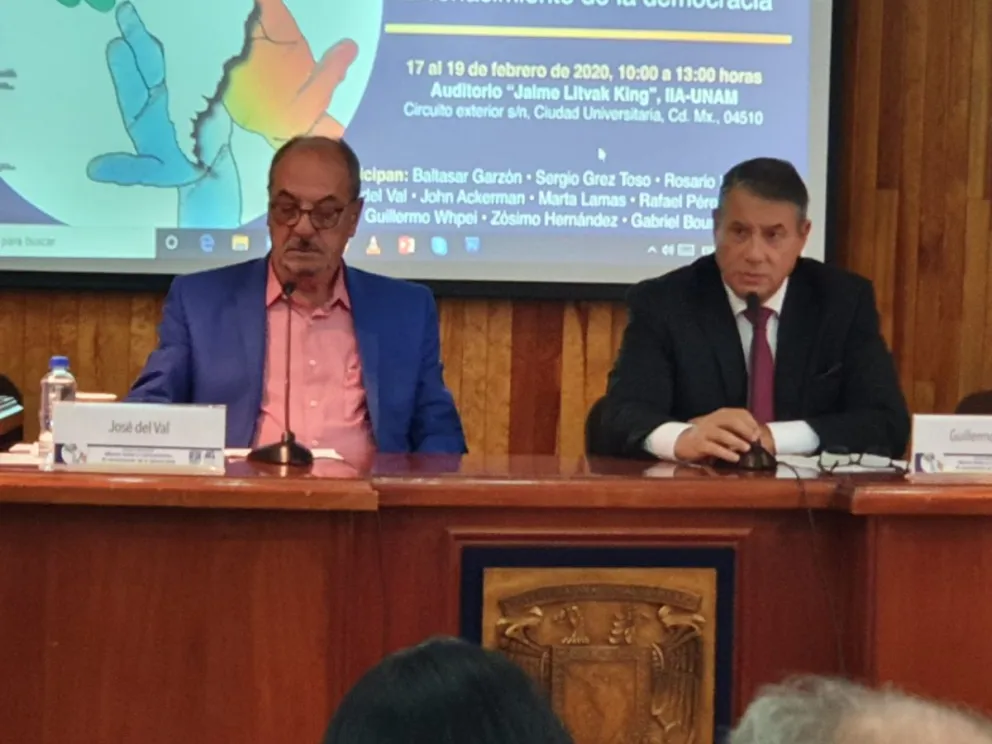 Guillermo Whpei disertó en el Coloquio Internacional “México frente a Latinoamérica. El renacimiento de la democracia.”