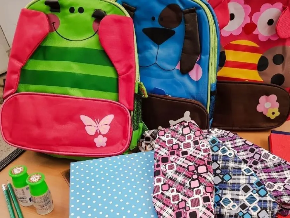 La SENAF dispuso kits escolares para sus hogares en la provincia