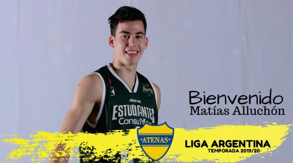 Atenas suma a Matías Alluchón