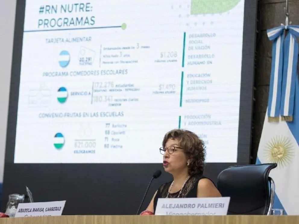 La gobernadora Carreras presentó Río Negro Nutre