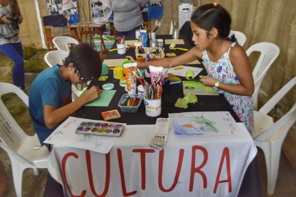 Talleres creativos en la Fiesta de la Soberanía
