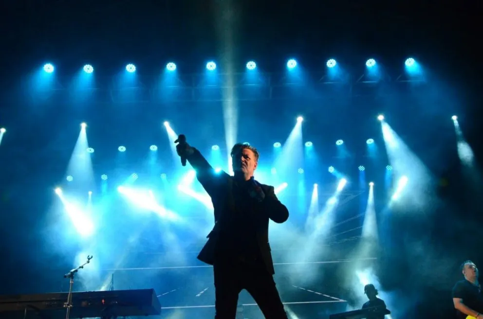 Miguel Mateos pasó por Patagones en su máxima expresión