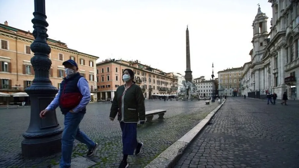 Italia tuvo un récord de 793 muertos por coronavirus en un día