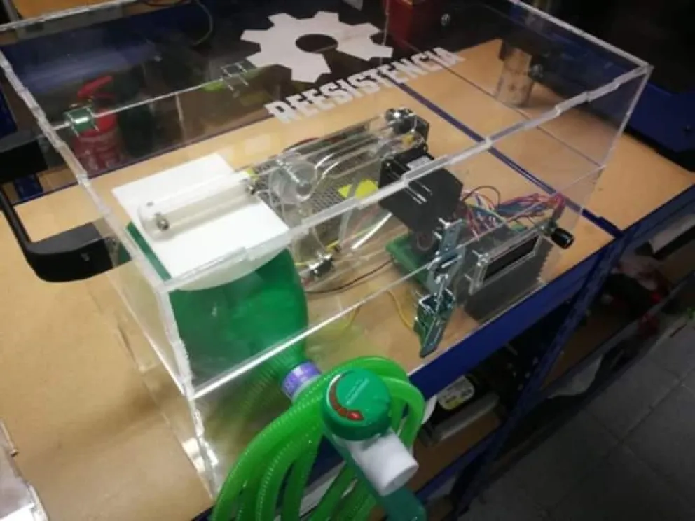 Ingeniero local se postuló para hacer prototipo de respirador
