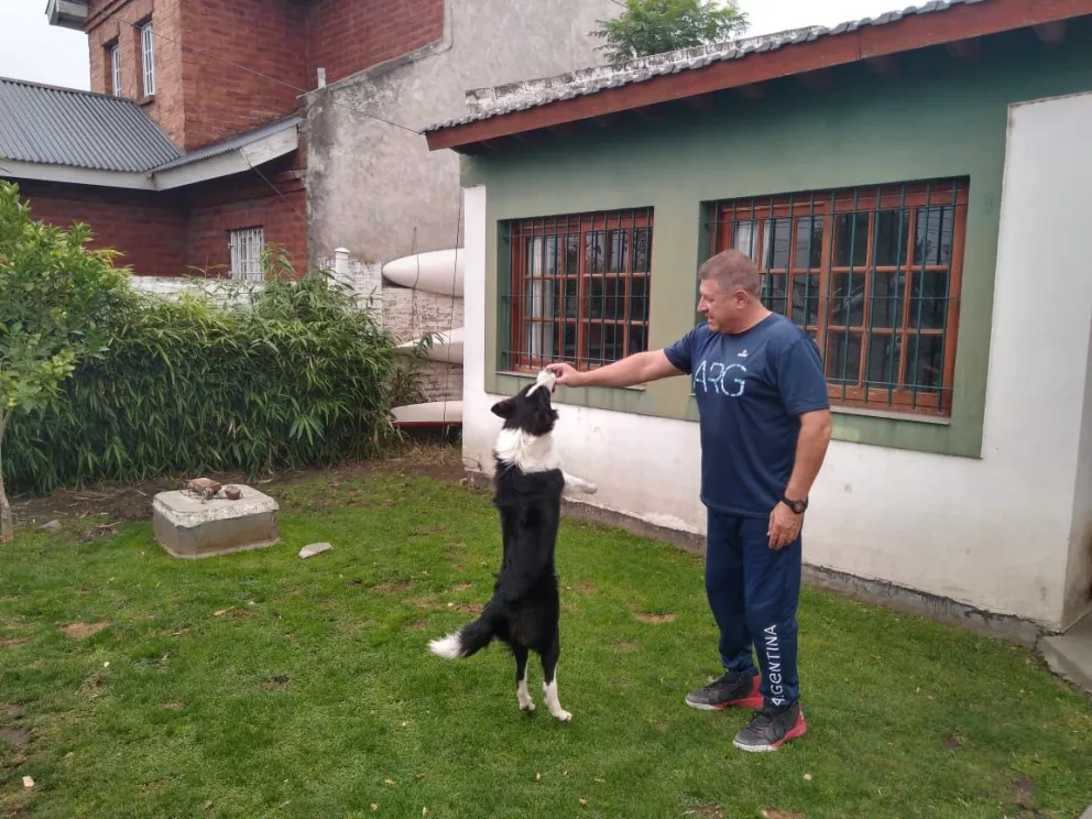 Szczygol, entre la cocina, los juegos de mesa y su mascota