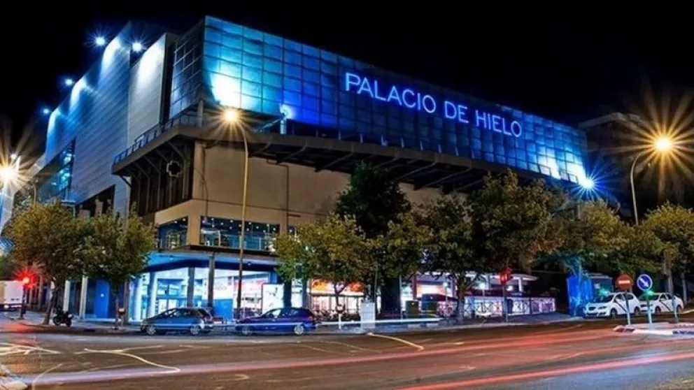 España convirtió una pista de patinaje sobre hielo en morgue