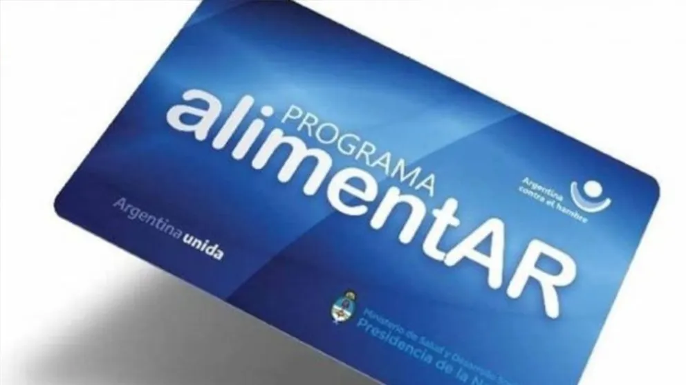 Se adelanta la carga de la tarjeta AlimentAR