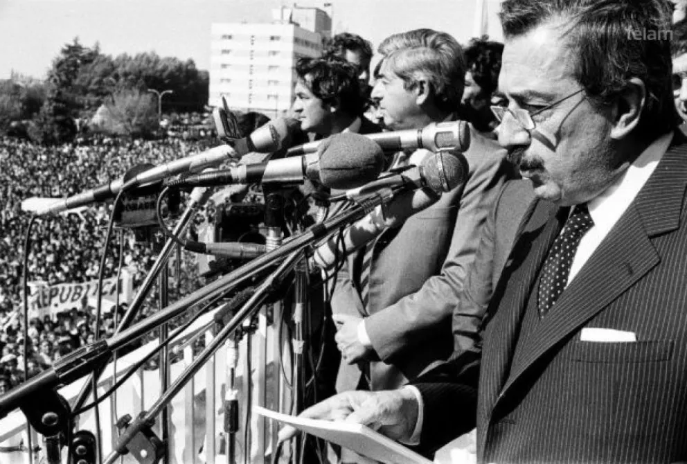 Viedma y don Raúl Alfonsín