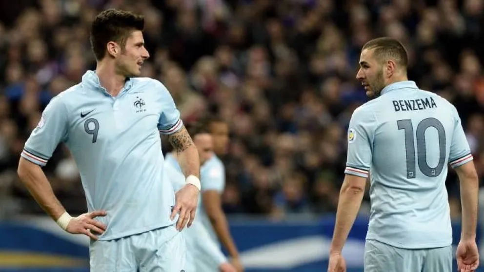 La respuesta dolorosa de Giroud a Benzema