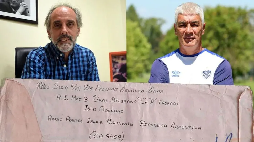 De Felippe le escribió a Morresi desde Malvinas en plena guerra