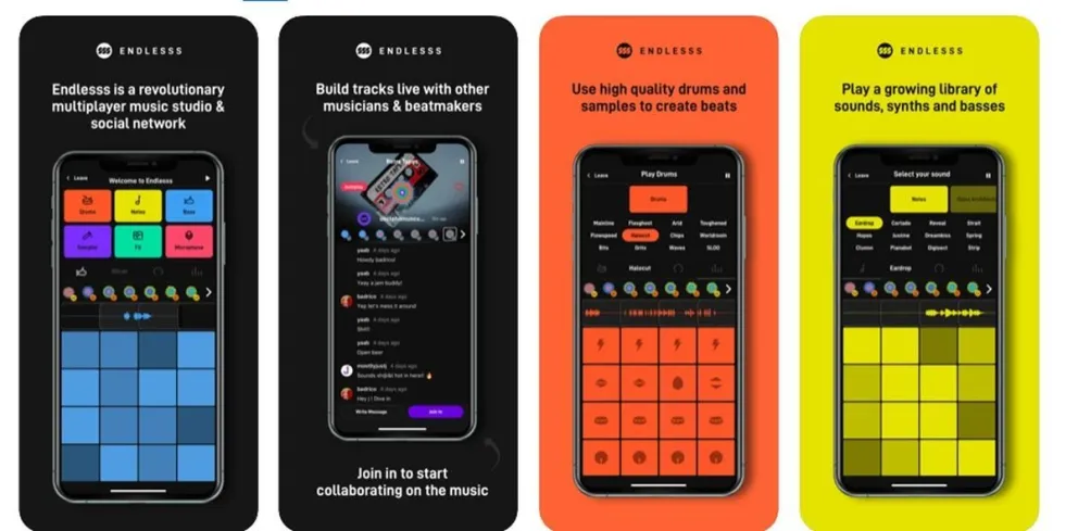 App para crear música con amigos y chatear en tiempo real