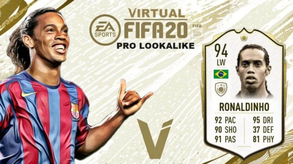 El FIFA 20 analiza borrar a Ronaldinho